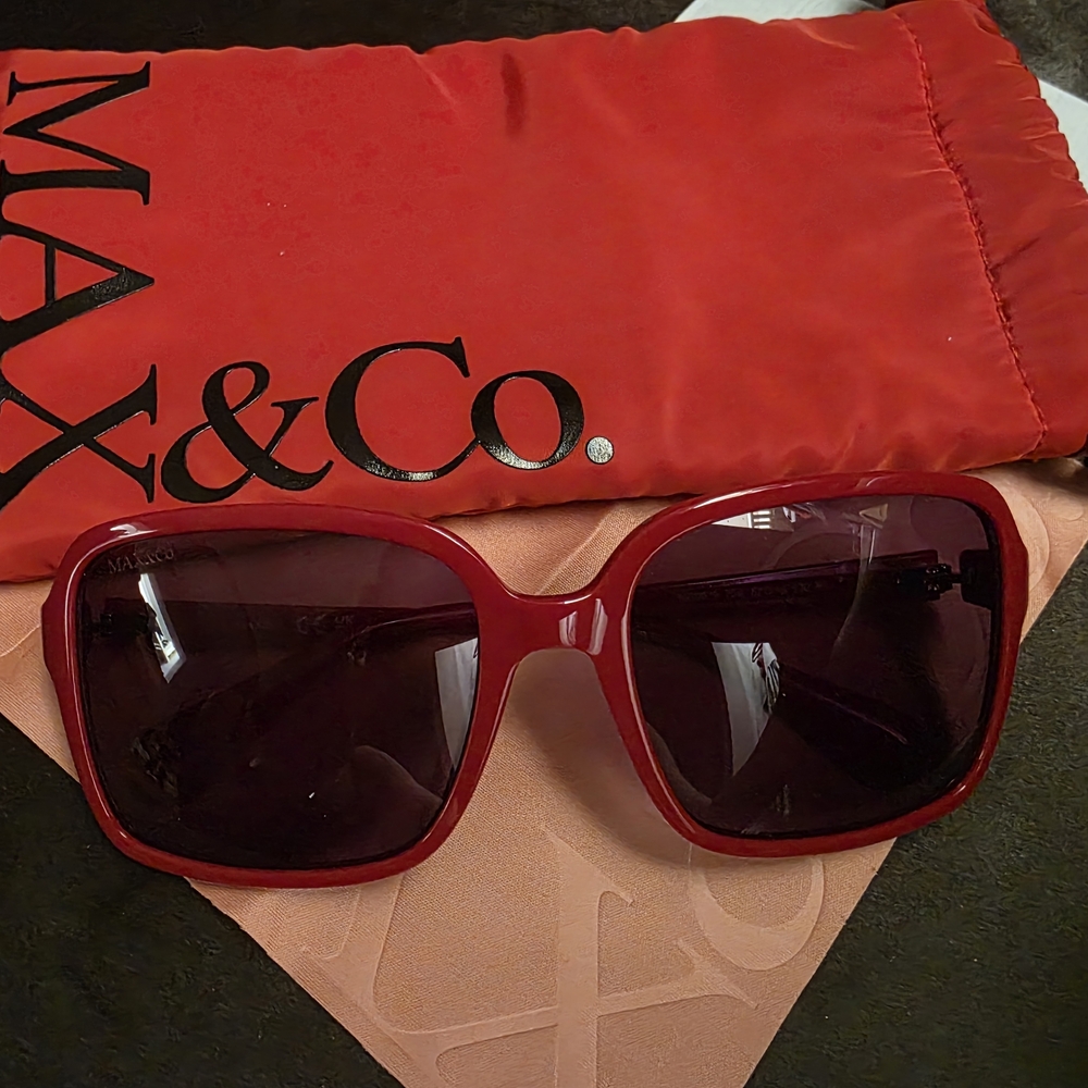 Max & Co. Bold Red Sunglasses